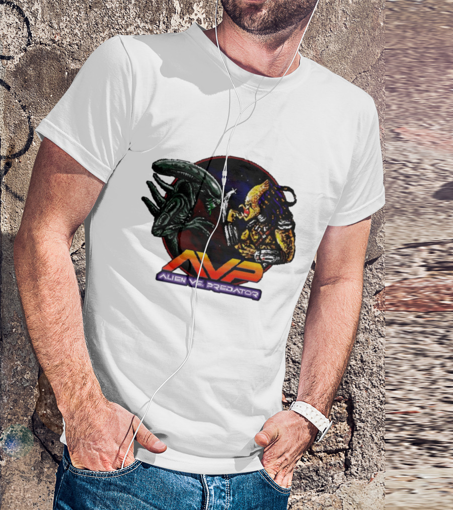 AVP Alien Vs. Predator Video Game Showdown T-Shirt