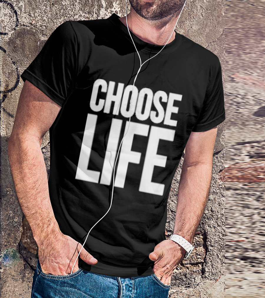 Choose Life Andrew Ridgeley George Michael Wham T-Shirt