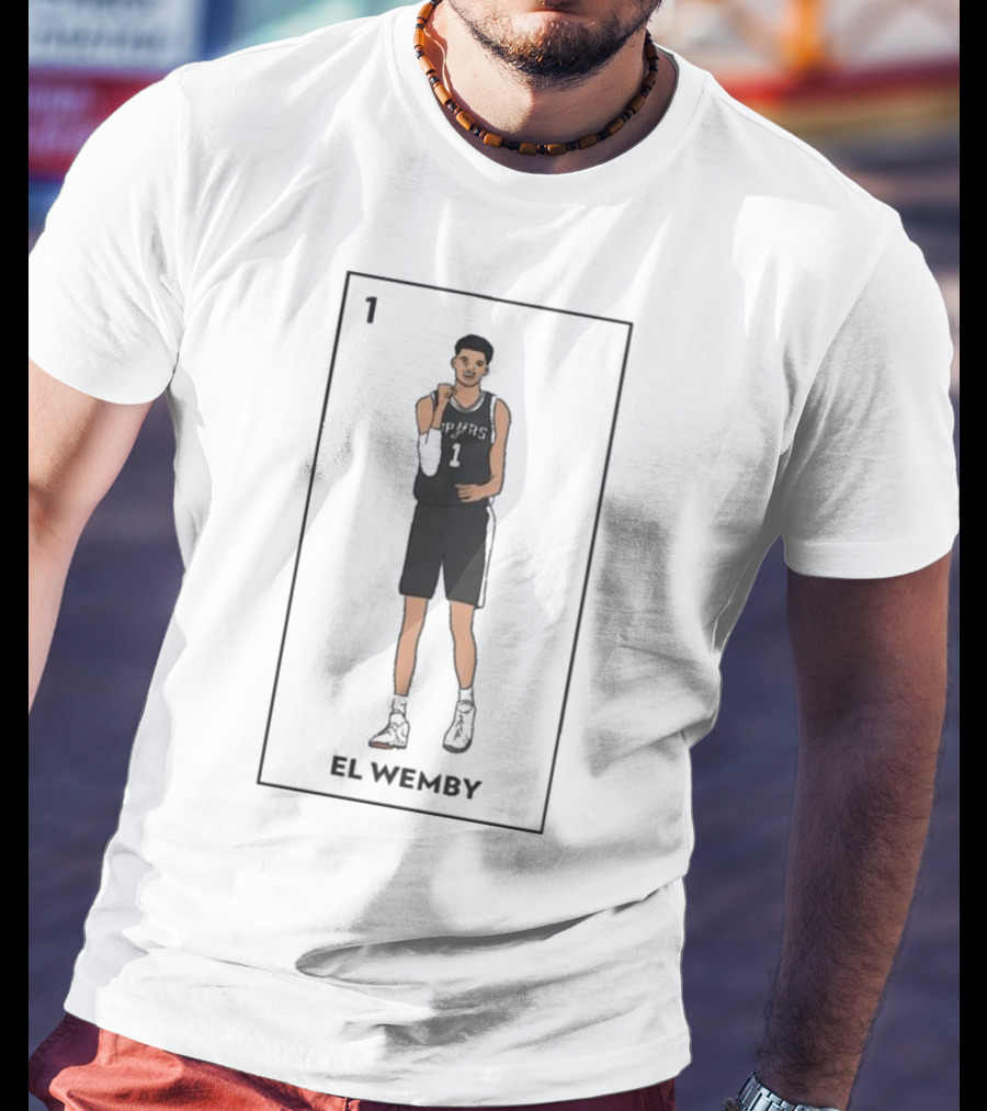 El Wemby Loteria Spurs 1 T-Shirt