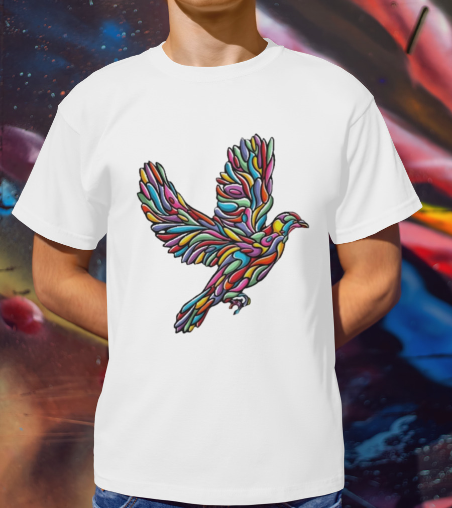 Glenside Local Solidarity Multicolored Dove T-Shirt