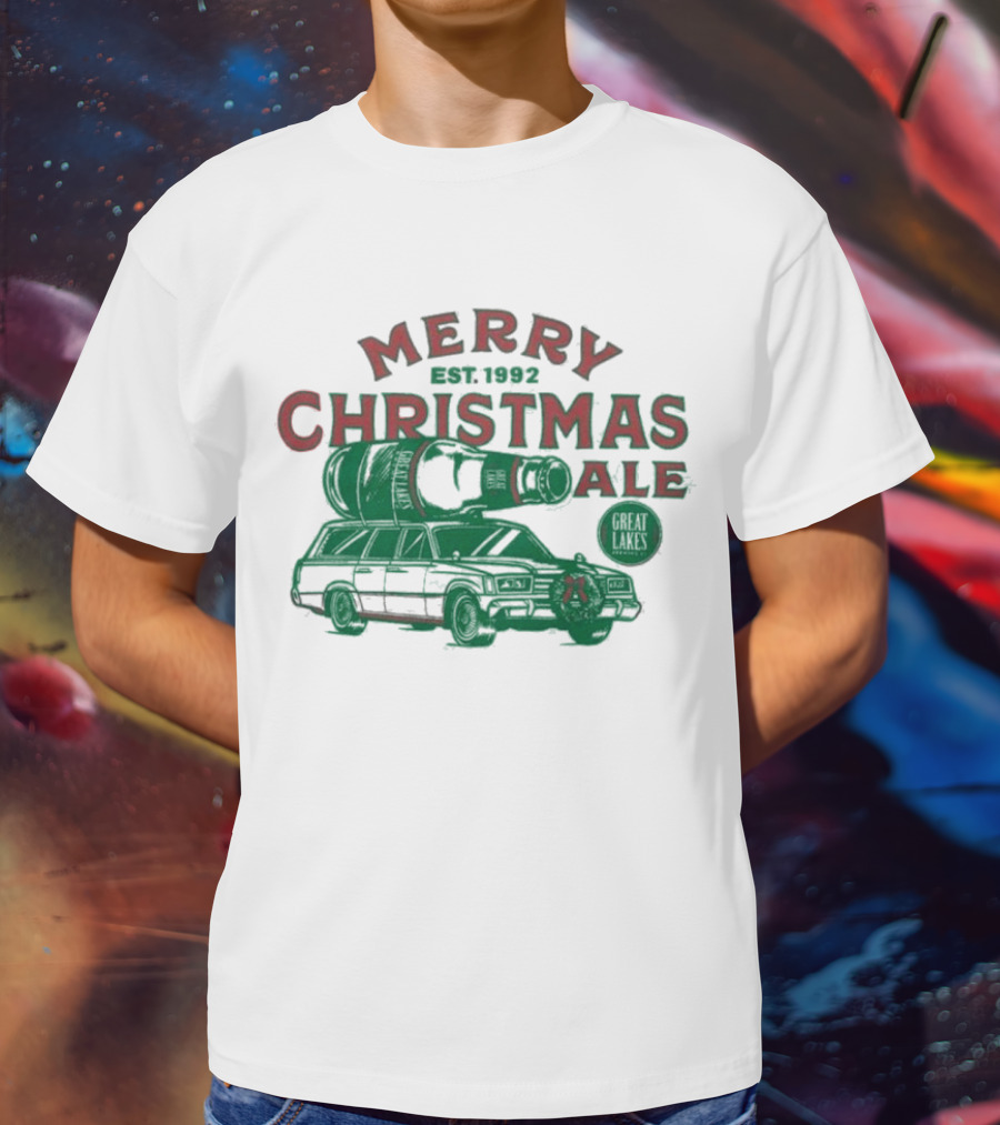Merry Christmas Ale Great Lakes Brewing Co. Est. 1992 Car T-Shirt
