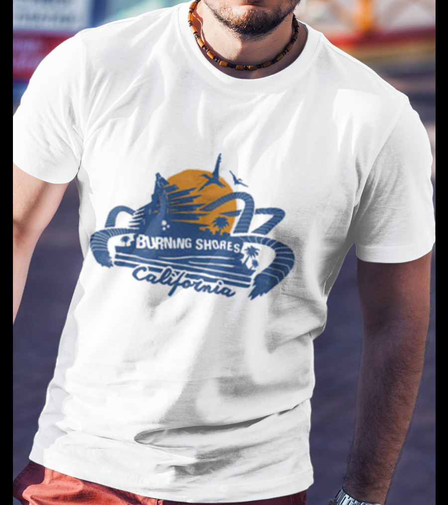 Burning Shores National Park Horizon Forbidden West California T-Shirt