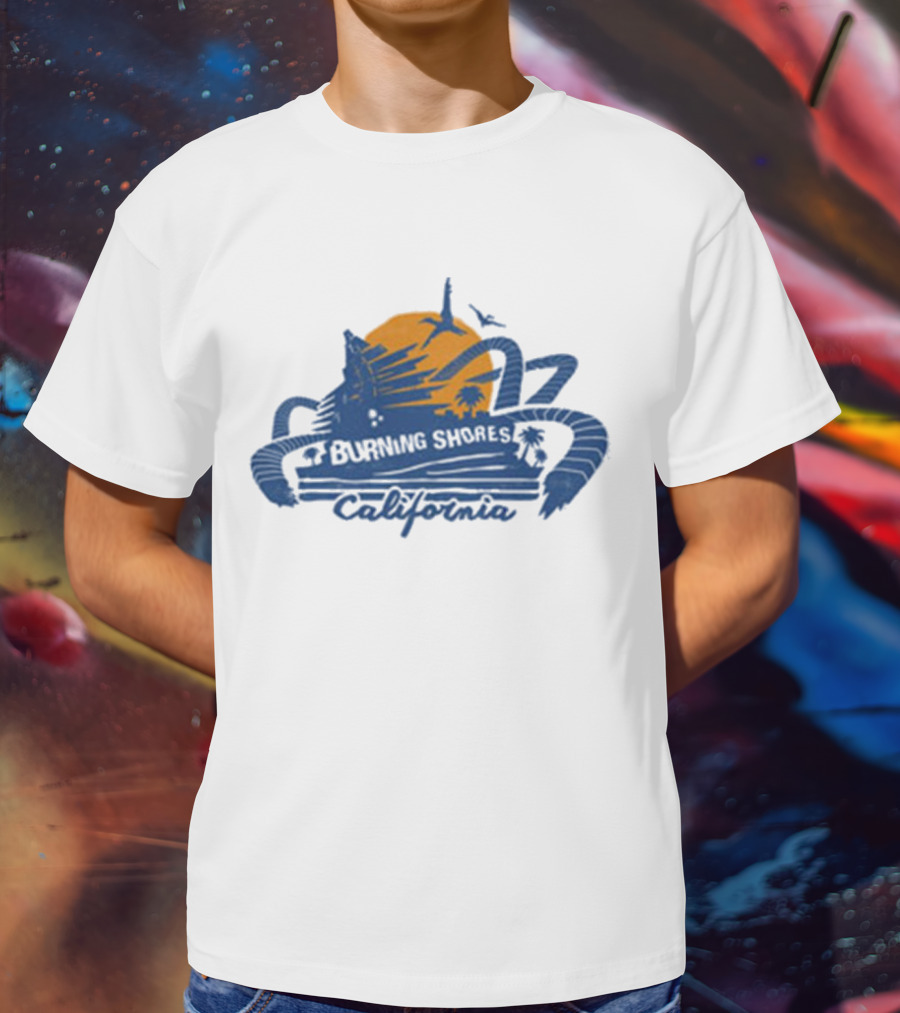 Burning Shores National Park Horizon Forbidden West California T-Shirt