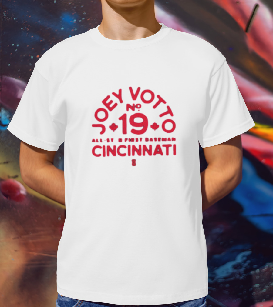 Joey Votto No 19 All Star First Baseman Cincinnati T-Shirt