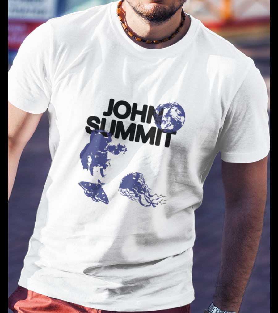 JOHN SUMMIT Astronaut Jellyfish Moon Blue Exploration T-Shirt