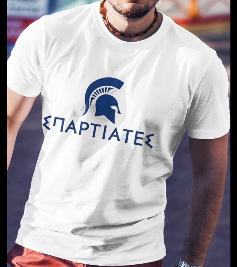 Christinate28 Σπαρτιατεσ Spartan Helmet T-Shirt