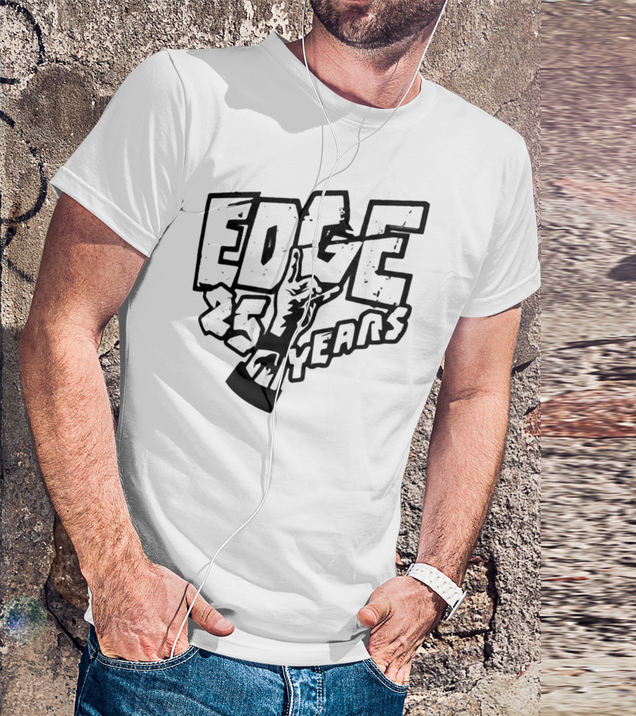 Edge 25 Years Rock Hand Gesture T-Shirt
