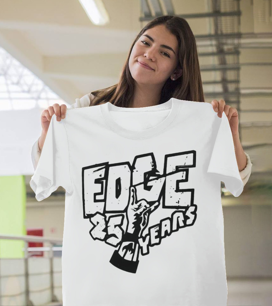 Edge 25 Years Rock Hand Gesture T-Shirt