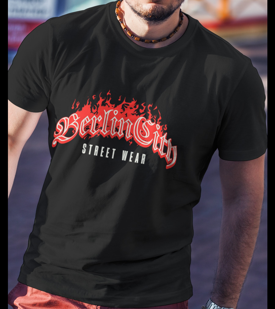 BerlinCity Street Wear Fiery T-Shirt
