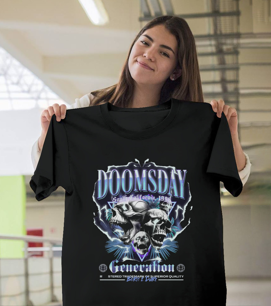 Doomsday Generation South California 1996 Born 2 Dare T-Shirt