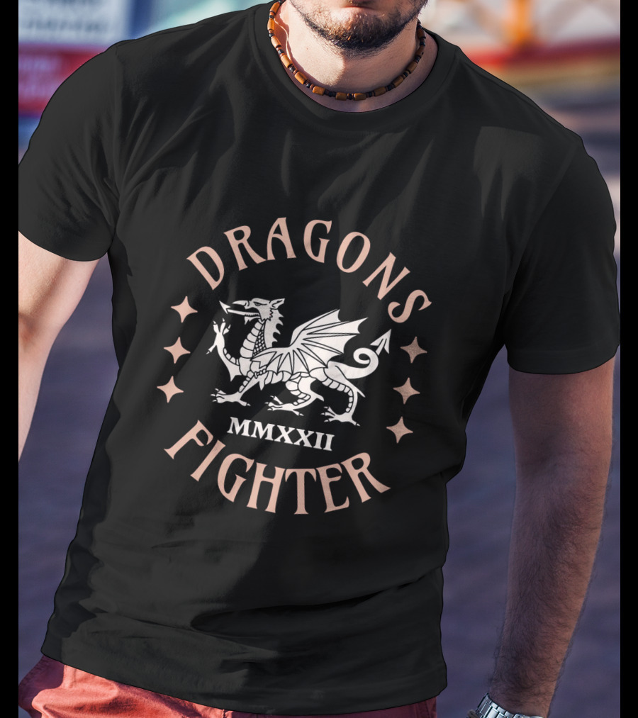 Dragons Fighter MMXXII Mythology T-Shirt