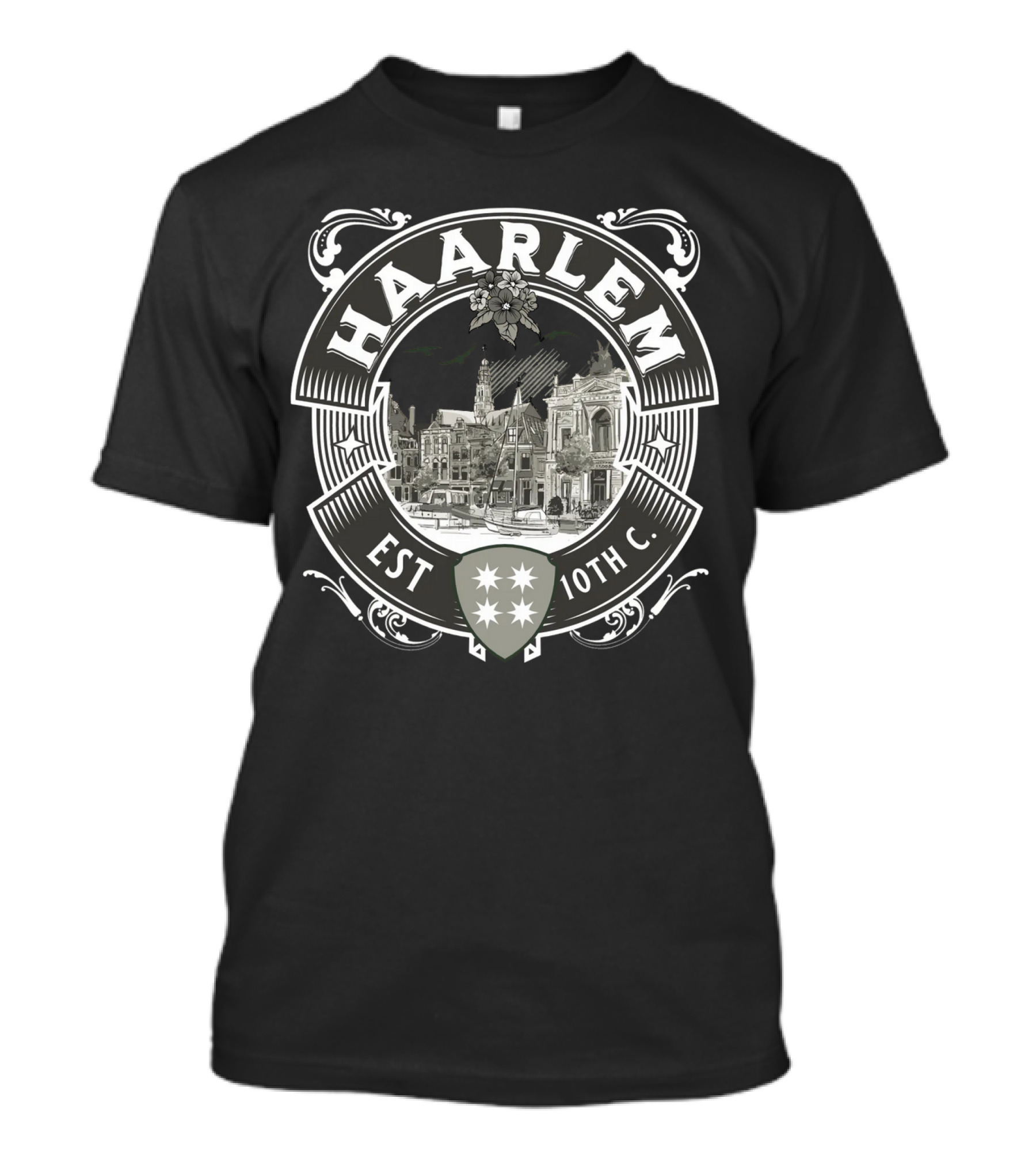 Haarlem Bloemenstad Est 10th C T-Shirt