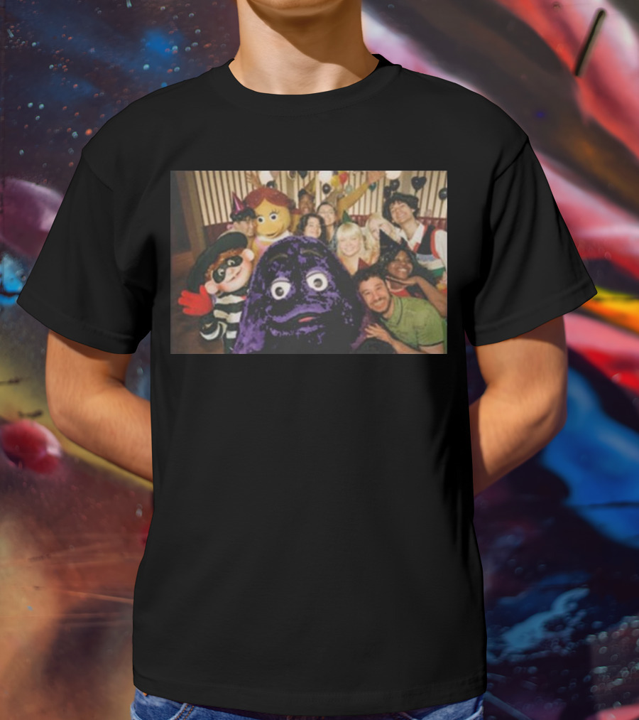 Hbd Funny Face Grimace McDonald's T-Shirt