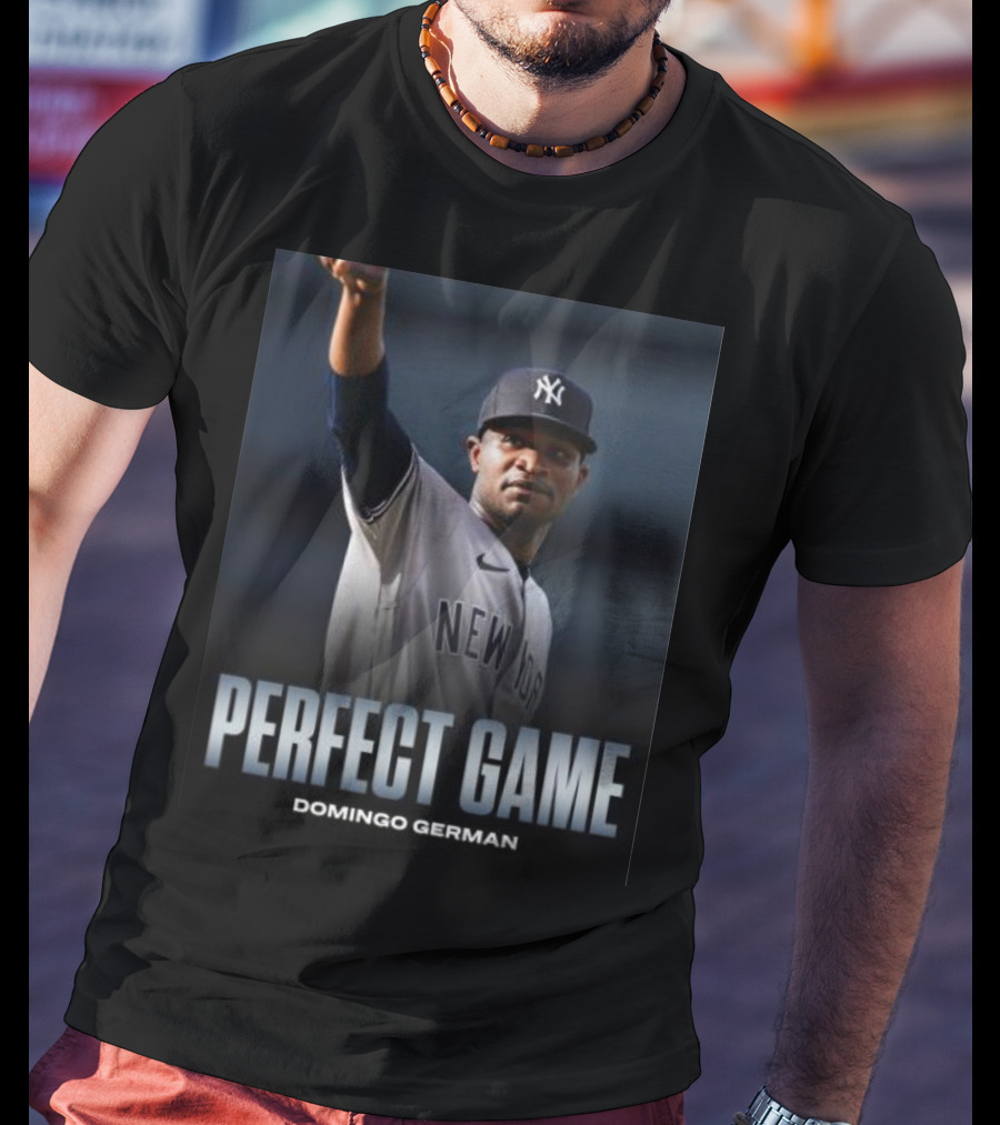 New York Yankees Domingo Germán Perfect Game T-Shirt