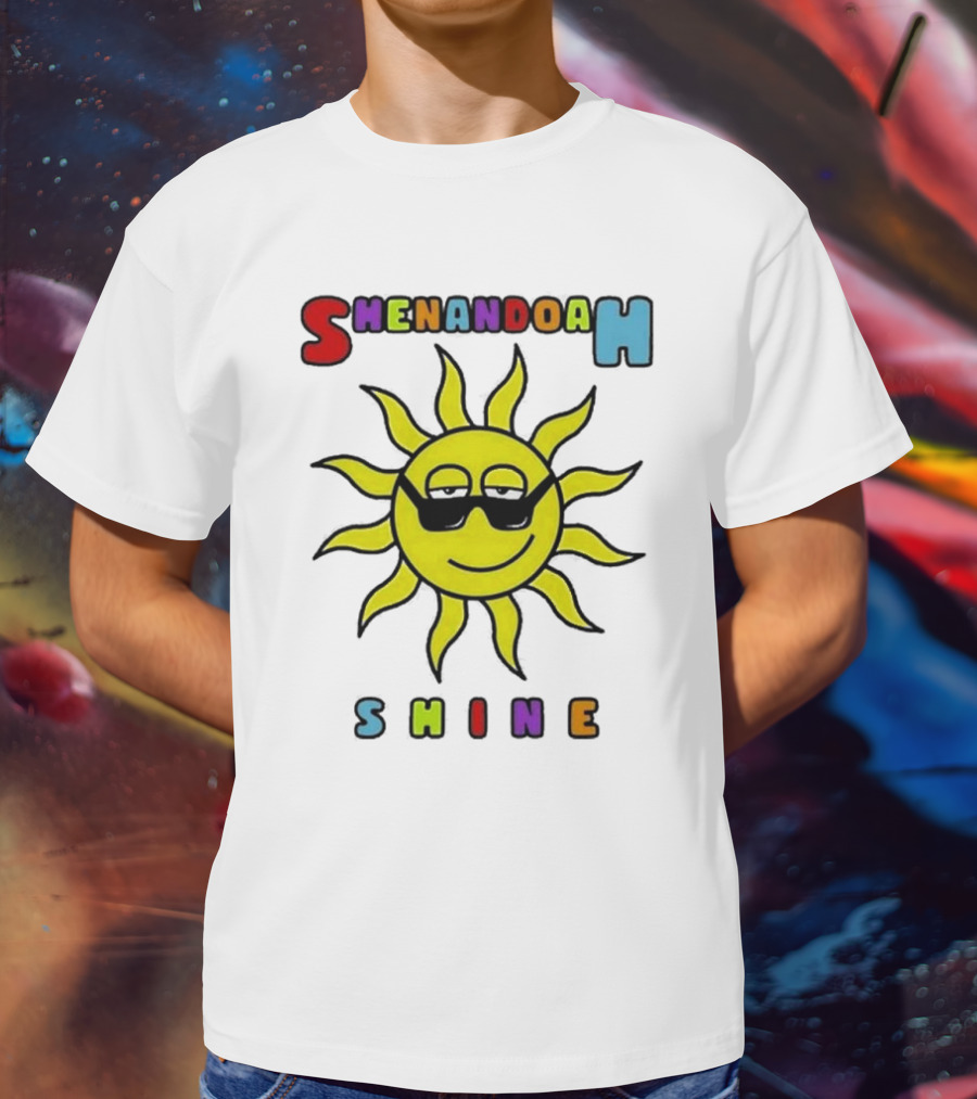 Shenandoah Shine Merch Sunshine Sun With Sunglasses T-Shirt
