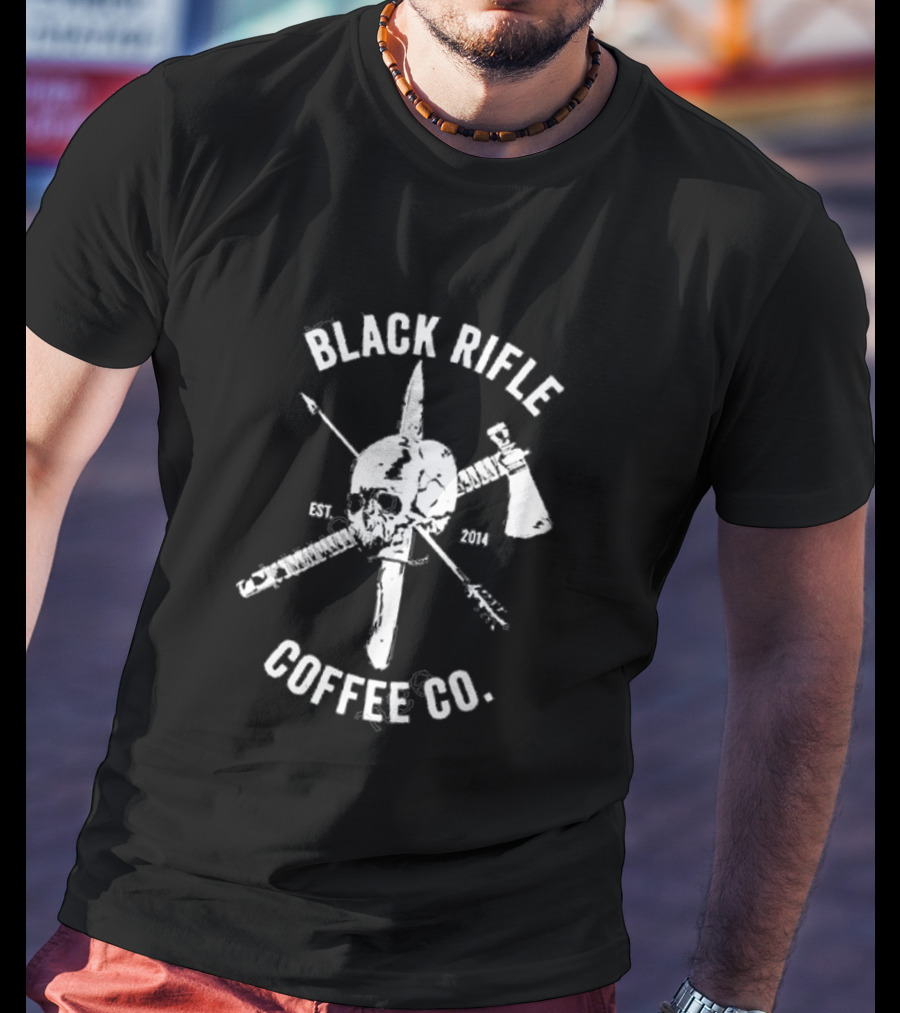Black Rifle Coffee Co Skull Logo Est. 2014 T-Shirt