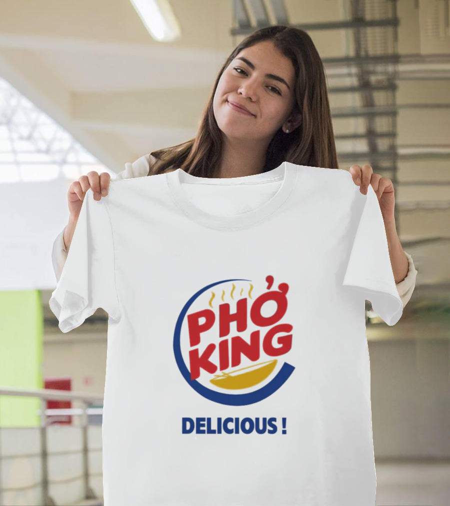 Joey Bizinger Wearing Phở King Delicious T-Shirt