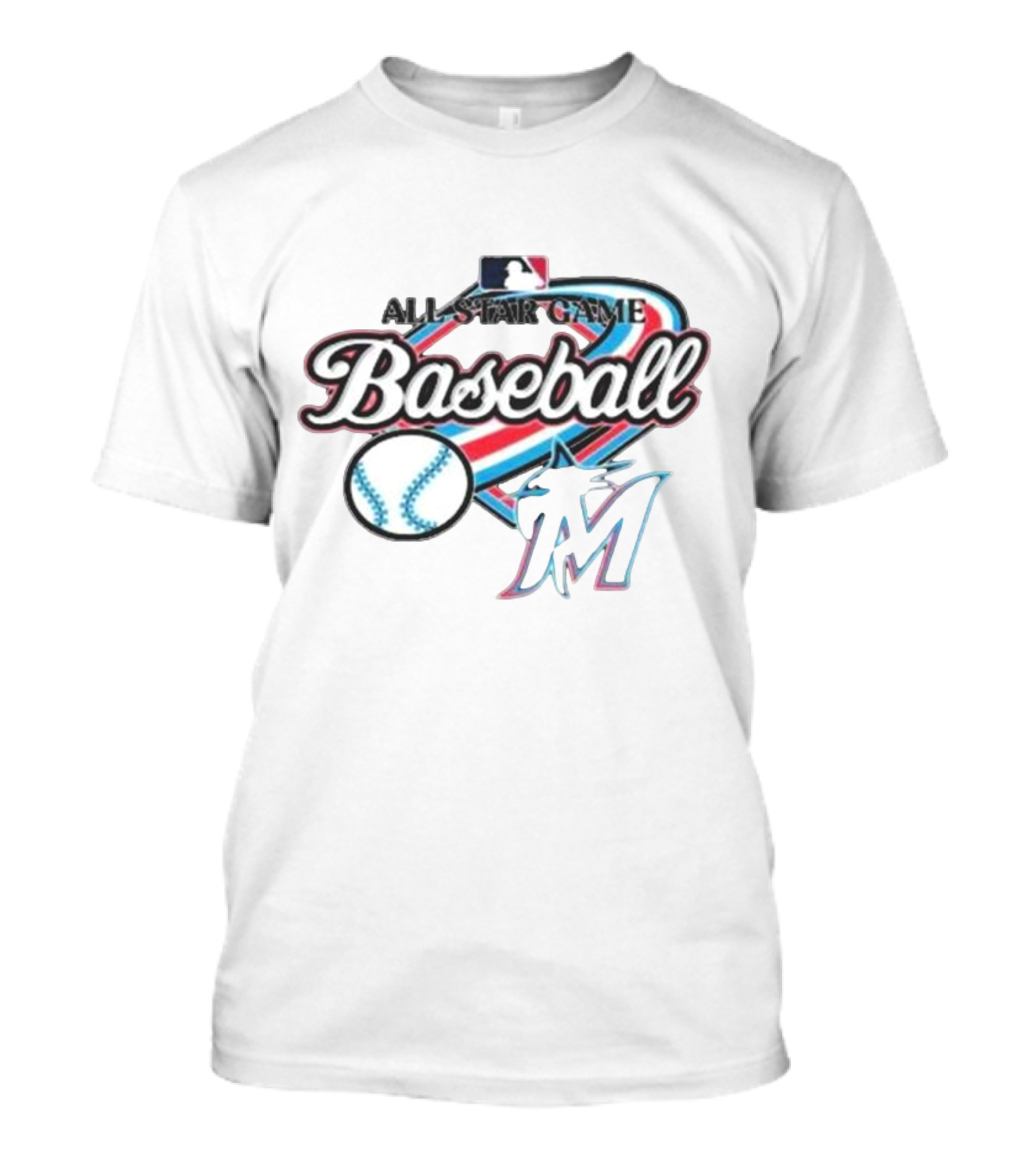 All Star Game Baseball Miami Marlins MLB T-Shirt
