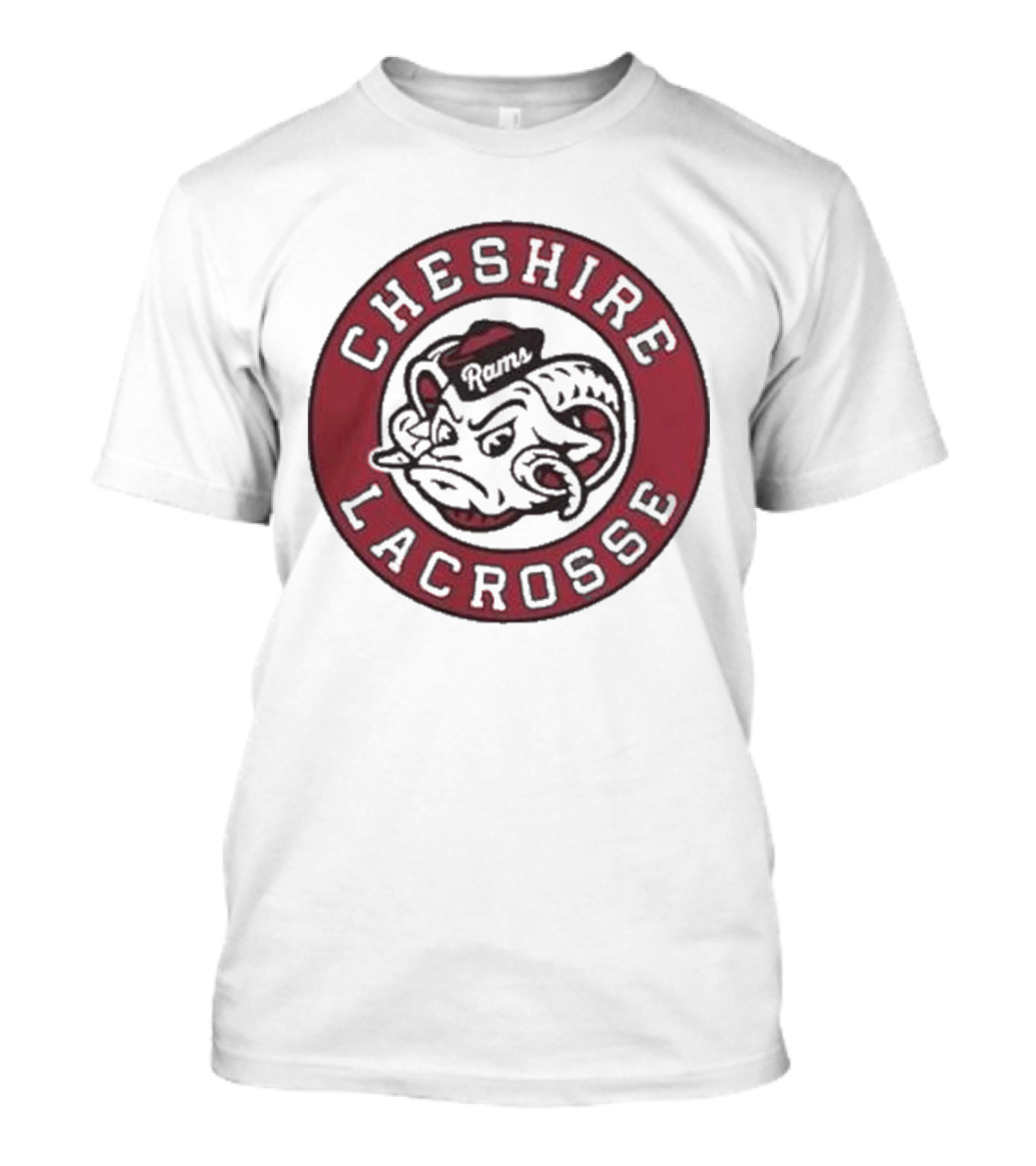 Cheshire Rams Lacrosse Team Emblem T-Shirt