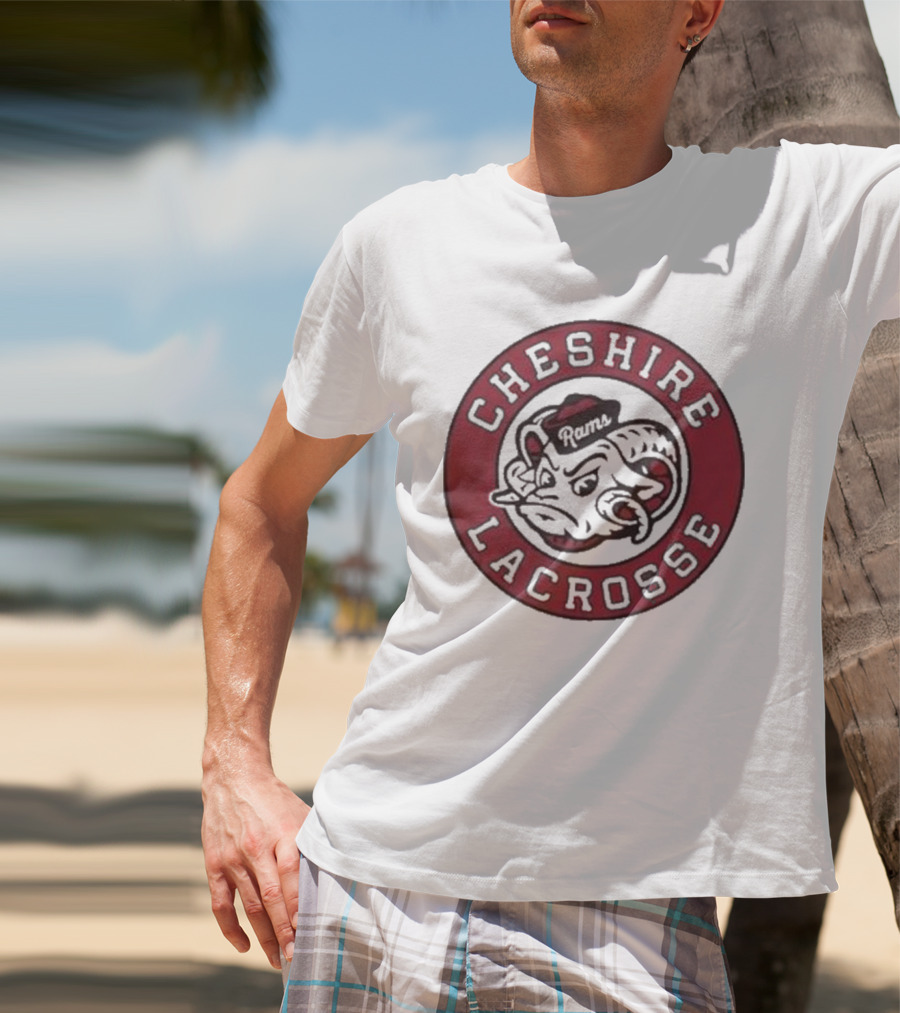 Cheshire Rams Lacrosse Team Emblem T-Shirt