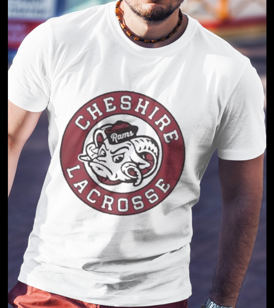 Cheshire Rams Lacrosse Team Emblem T-Shirt