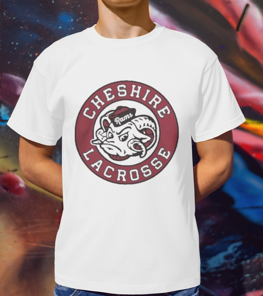 Cheshire Rams Lacrosse Team Emblem T-Shirt