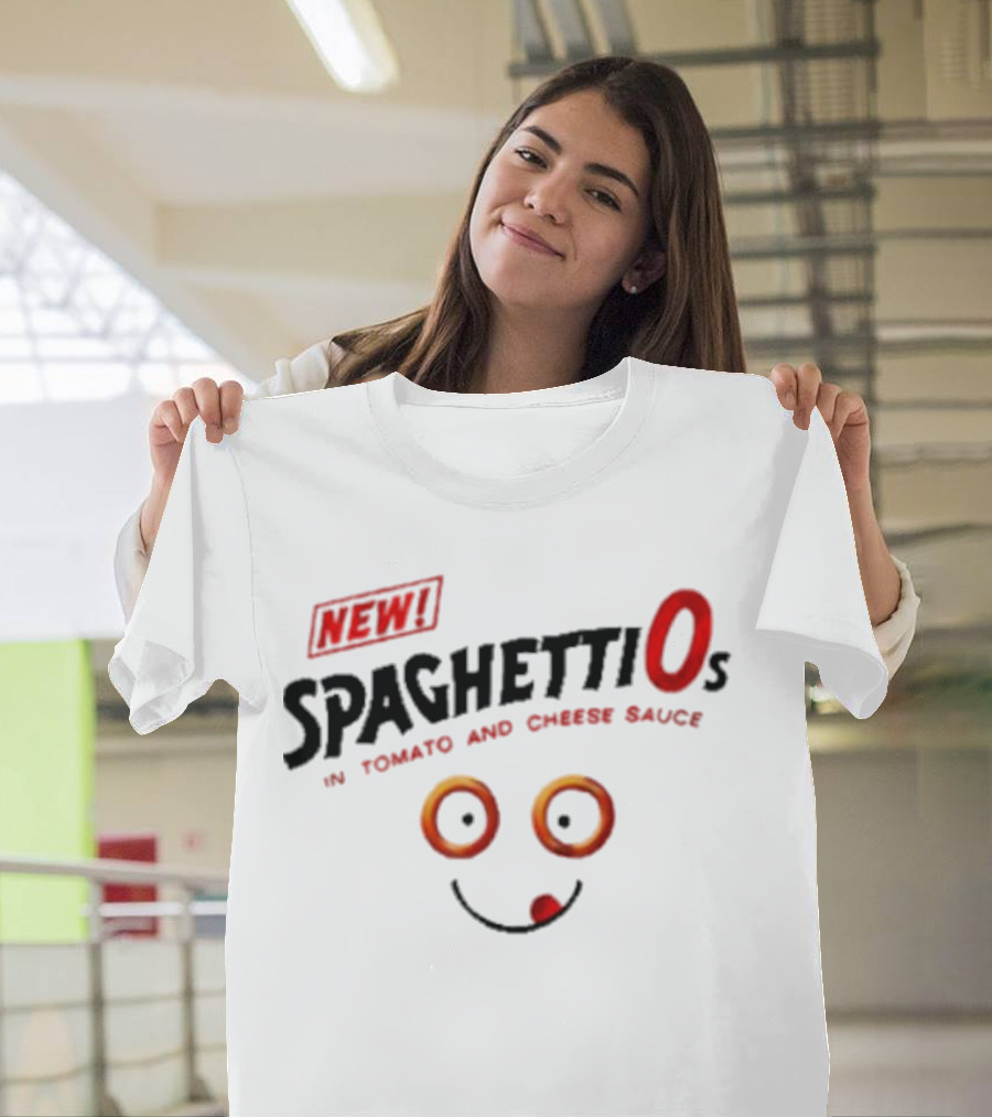New SpaghettiOs In Tomato And Cheese Sauce With Smiley Face T-Shirt