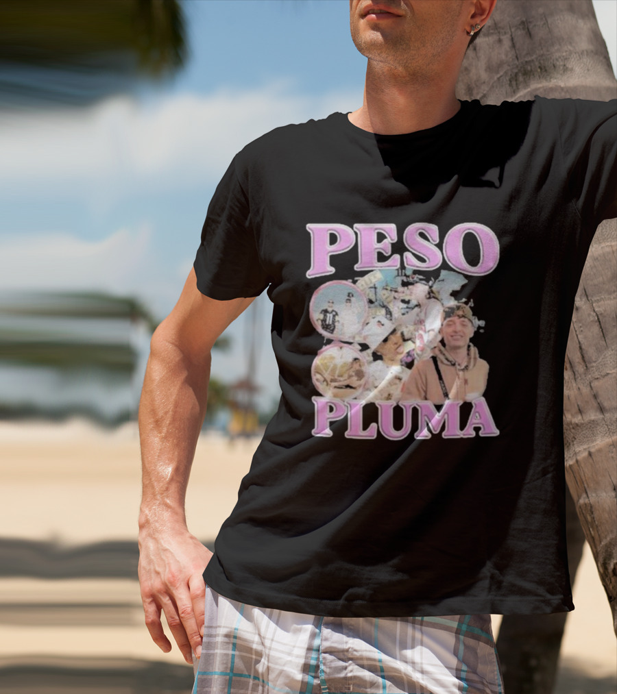 Peso Pluma Pink Collage T-Shirt