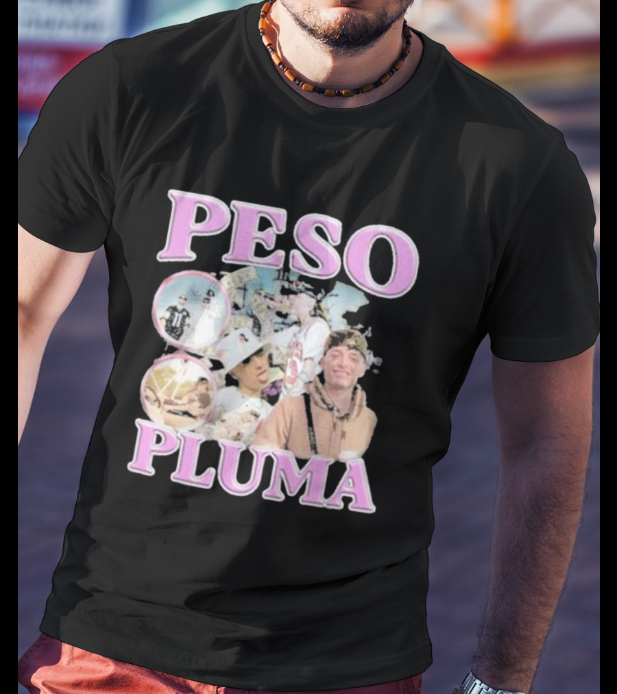 Peso Pluma Pink Collage T-Shirt