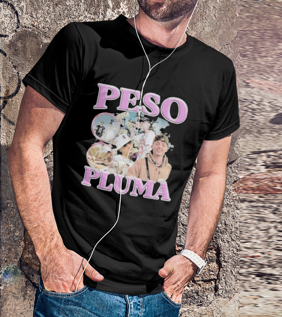 Peso Pluma Pink Collage T-Shirt