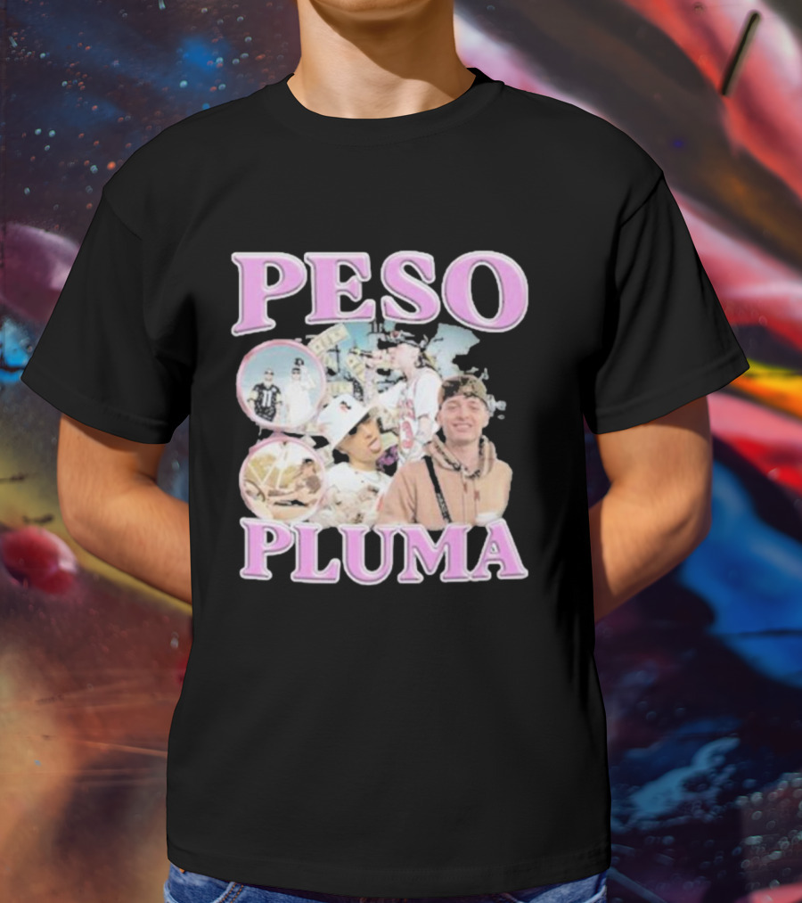 Peso Pluma Pink Collage T-Shirt