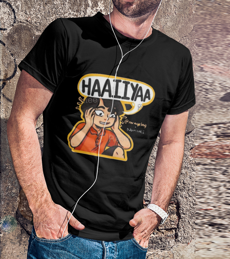 HAAIIYAA Uncle Roger Cartoon Red Shirt Headset @mrnigelng T-Shirt