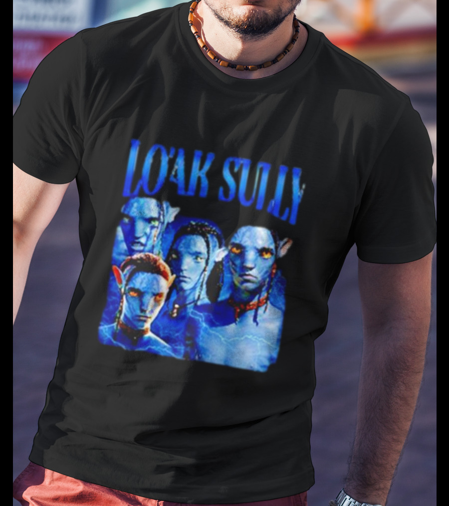 Lo'ak Sully Avatar Characters Blue Na'vi T-Shirt