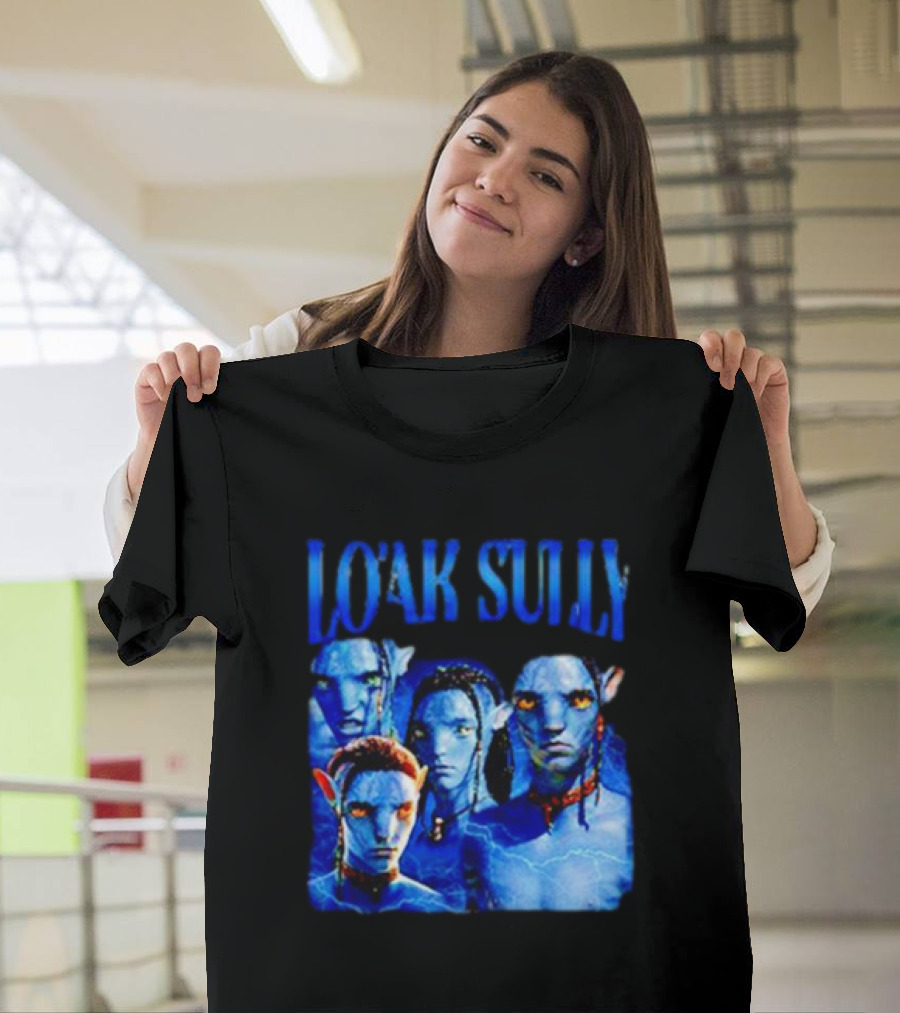 Lo'ak Sully Avatar Characters Blue Na'vi T-Shirt