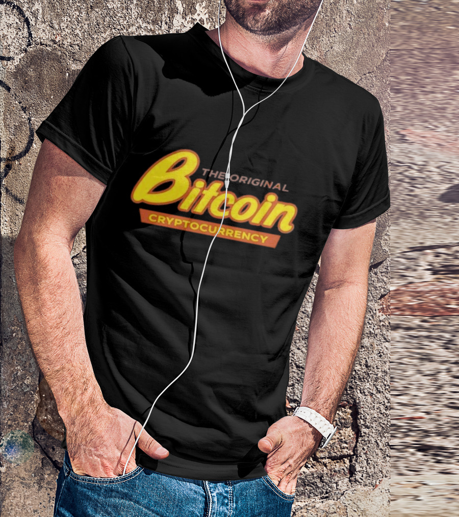 The Original Bitcoin Cryptocurrency Bow Tie T-Shirt