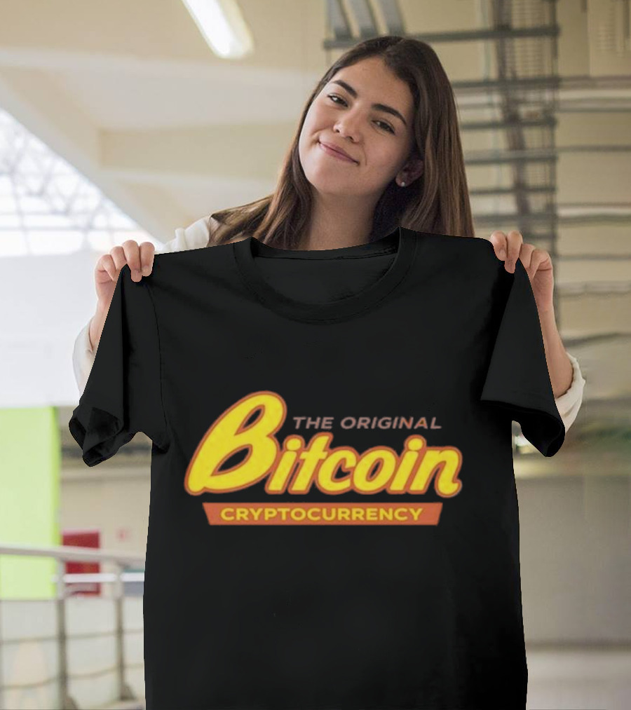 The Original Bitcoin Cryptocurrency Bow Tie T-Shirt