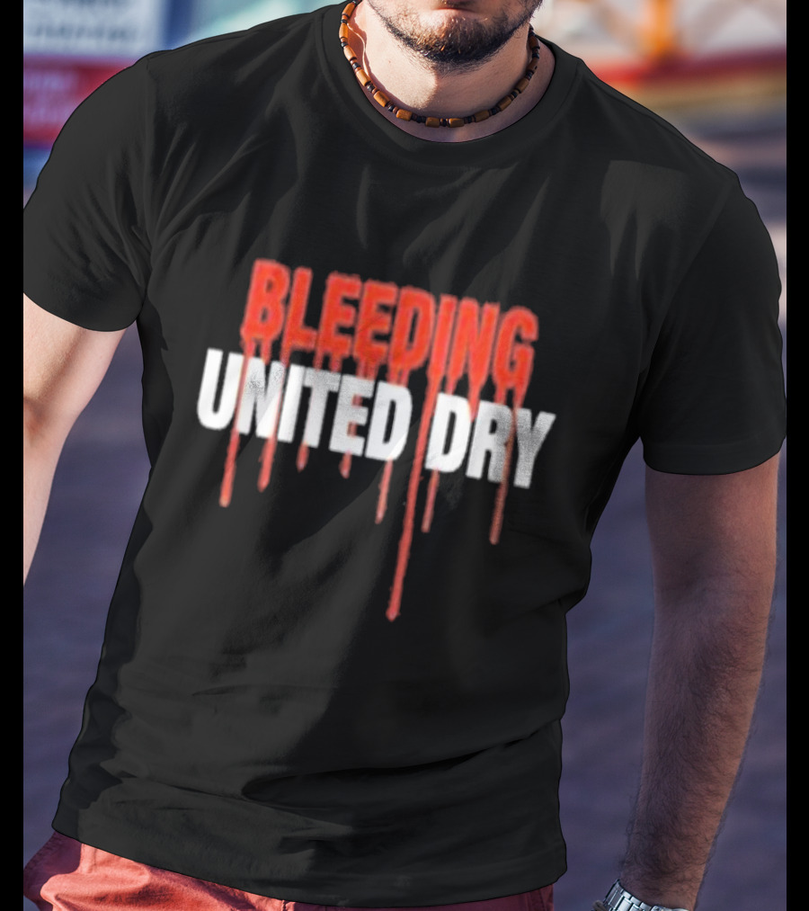 Bleeding United Dry Dripping Red T-Shirt