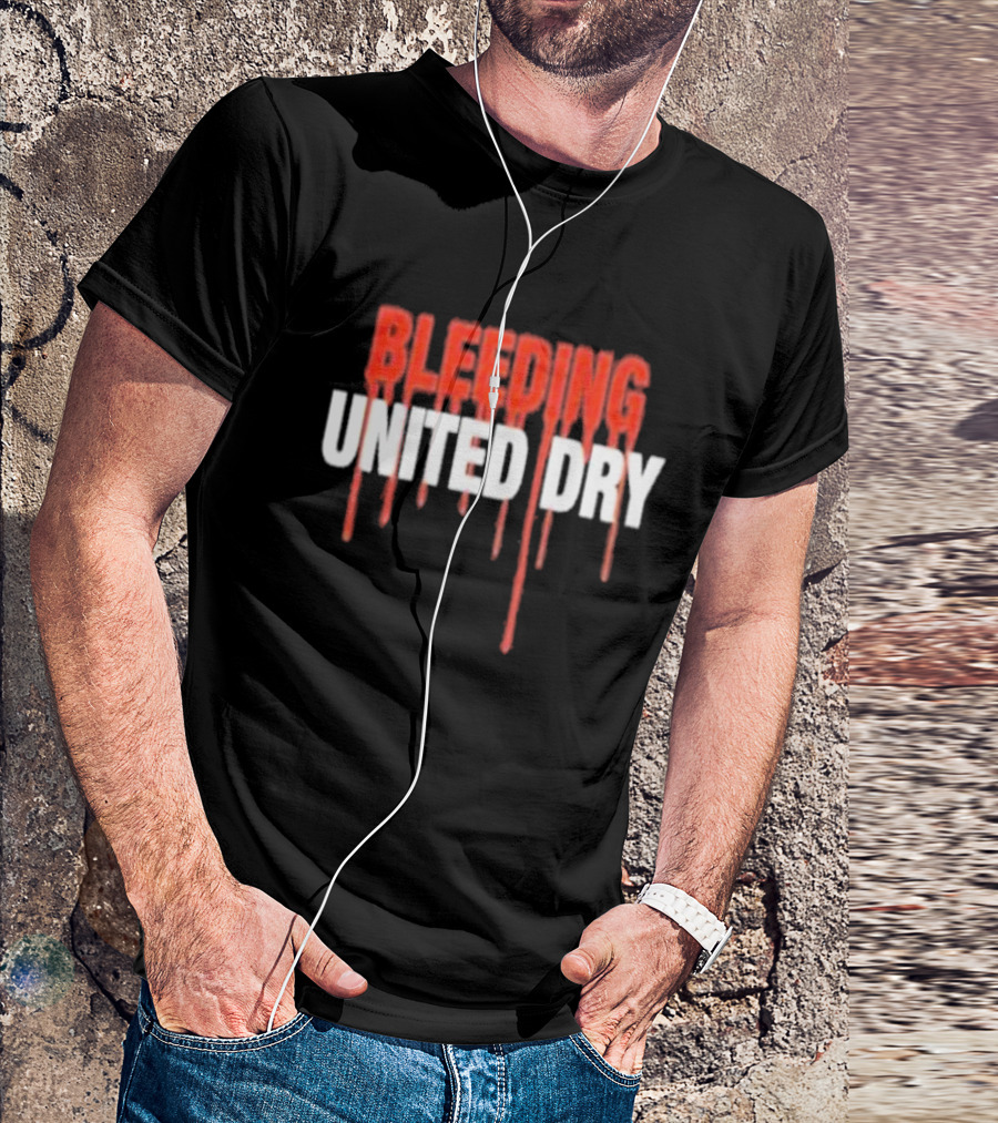 Bleeding United Dry Dripping Red T-Shirt
