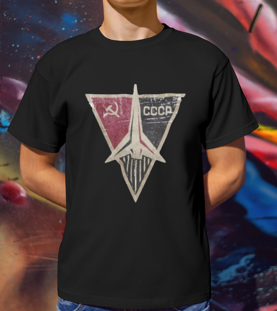 CCCP Soviet Space Program Emblem T-Shirt