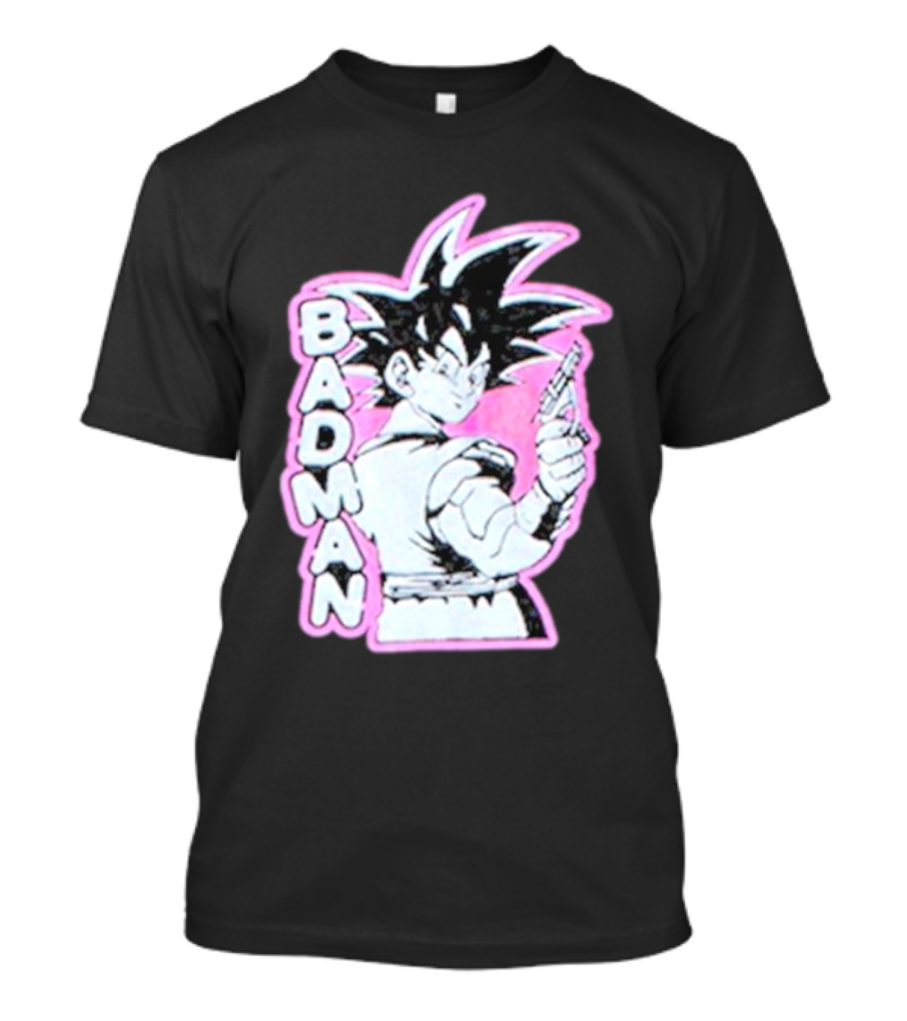 BADMAN Genki Popular Anime Character Vintage Manga T-Shirt