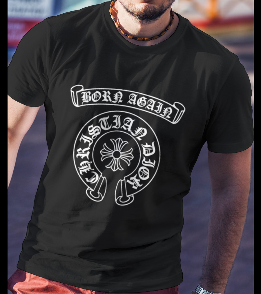 Market Studios Born Again Christian Chrome T-Shirt