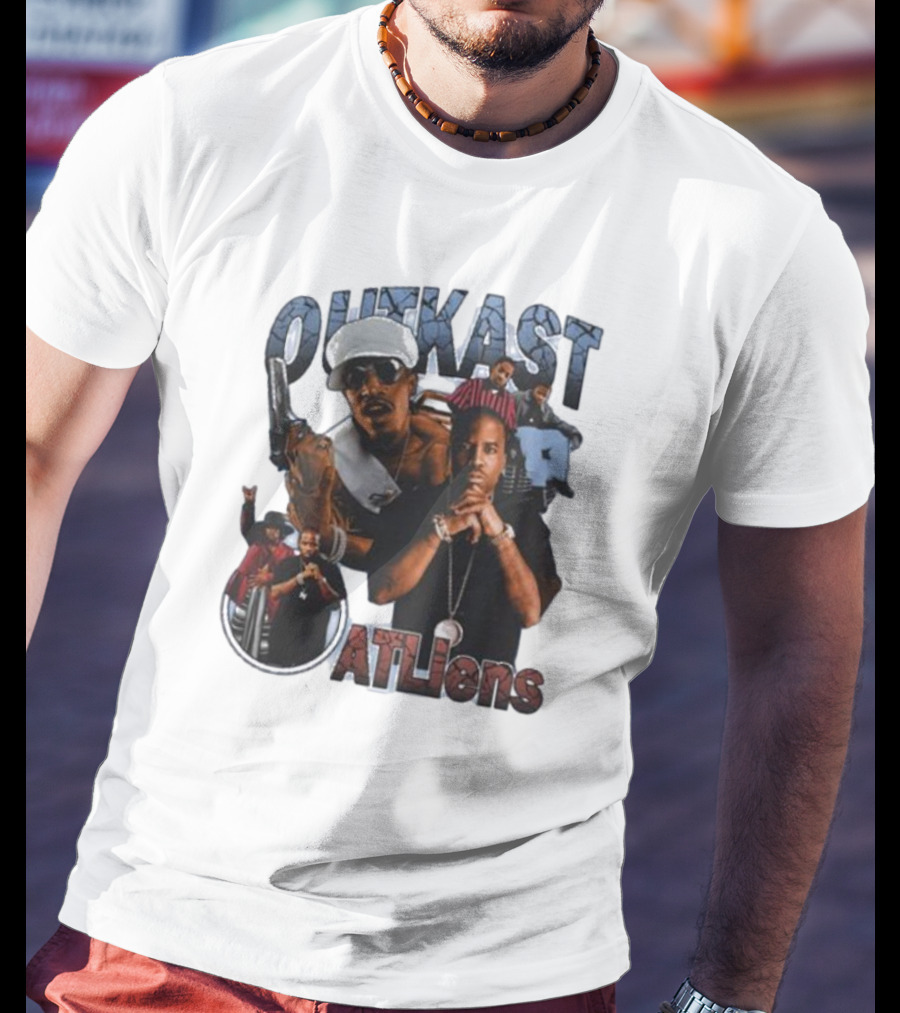 OutKast ATLiens Vintage Hip Hop Collage T-Shirt
