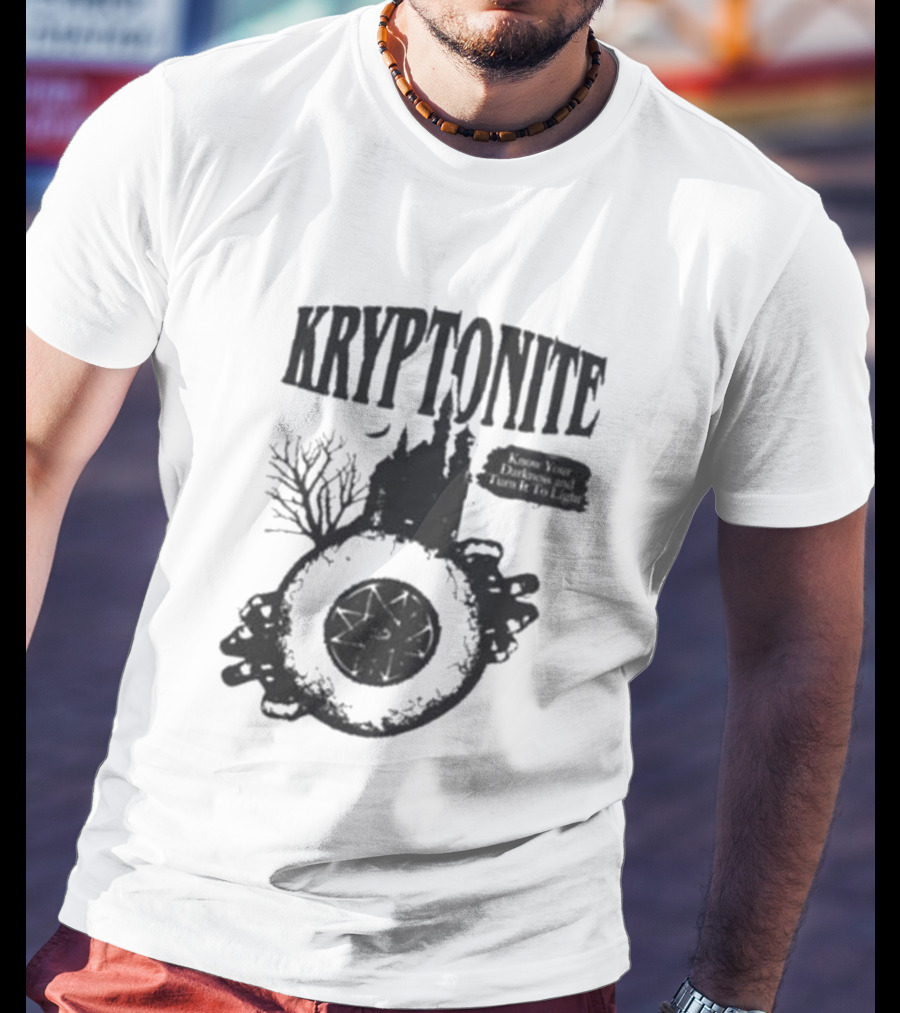 Vampa Kryptonite Haunted Castle And Wheel T-Shirt