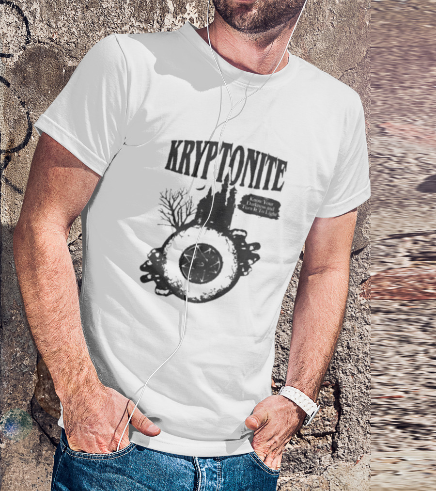 Vampa Kryptonite Haunted Castle And Wheel T-Shirt