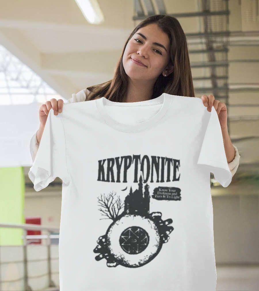 Vampa Kryptonite Haunted Castle And Wheel T-Shirt