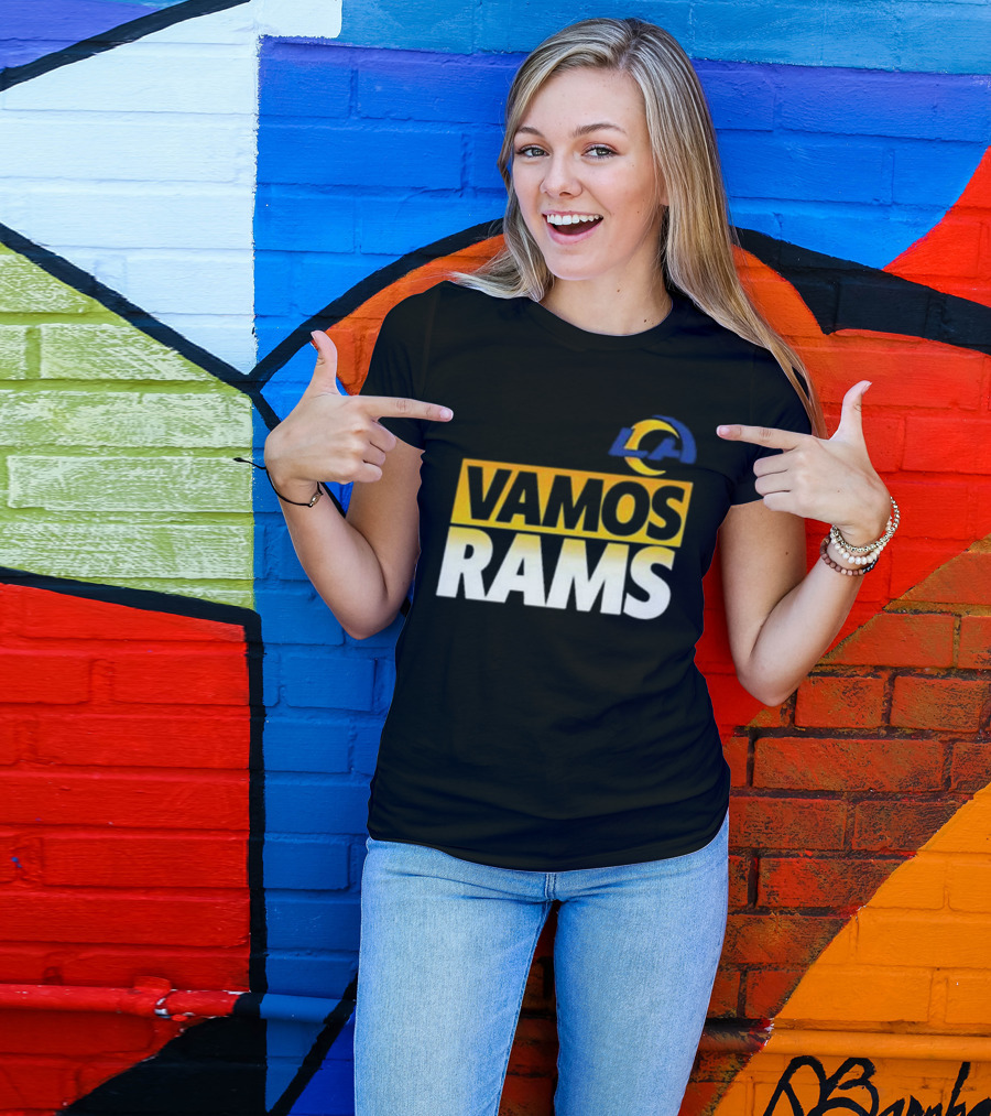 Los Angeles Rams Vamos American Football LA T-Shirt