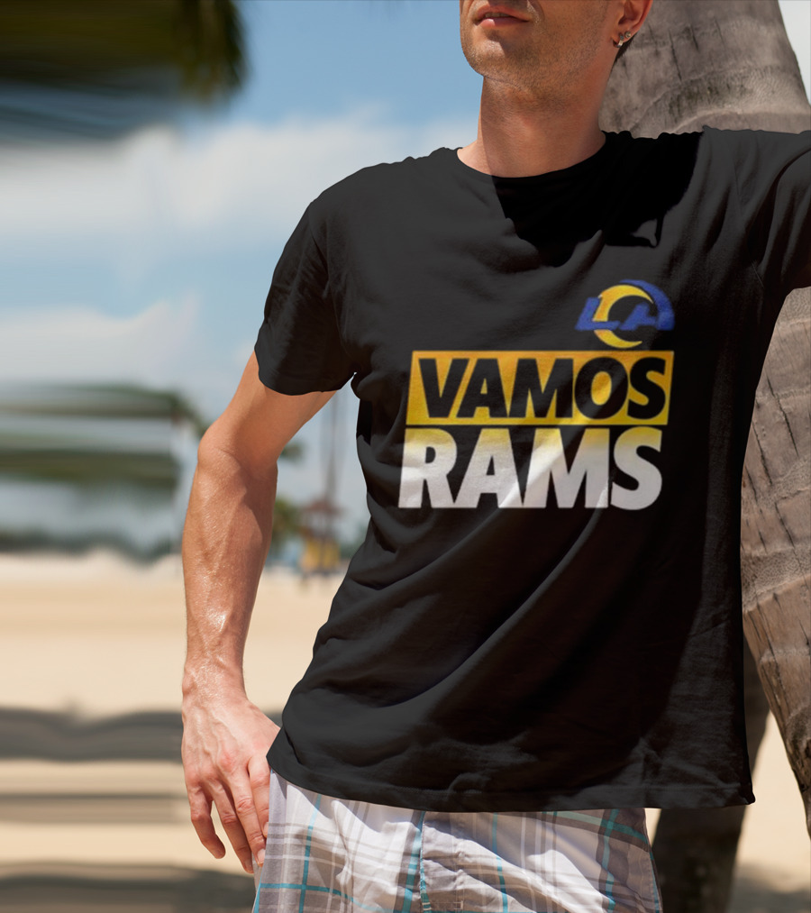 Los Angeles Rams Vamos American Football LA T-Shirt