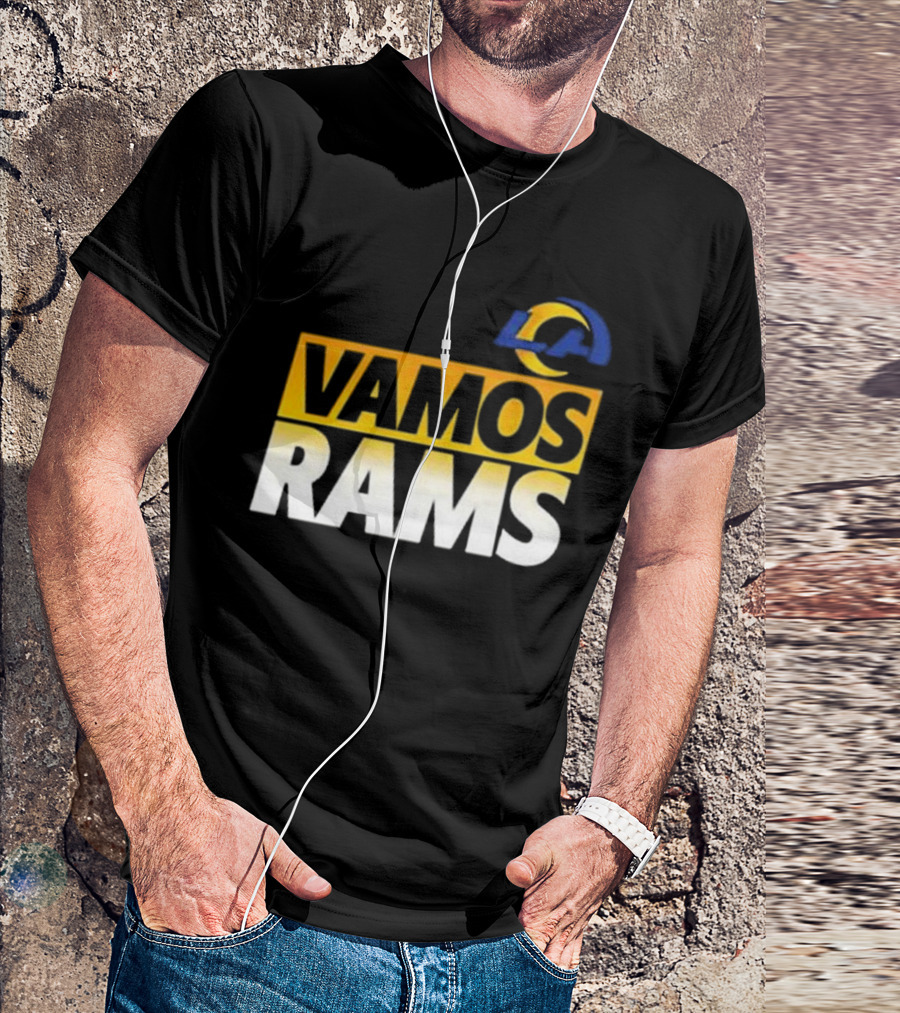 Los Angeles Rams Vamos American Football LA T-Shirt