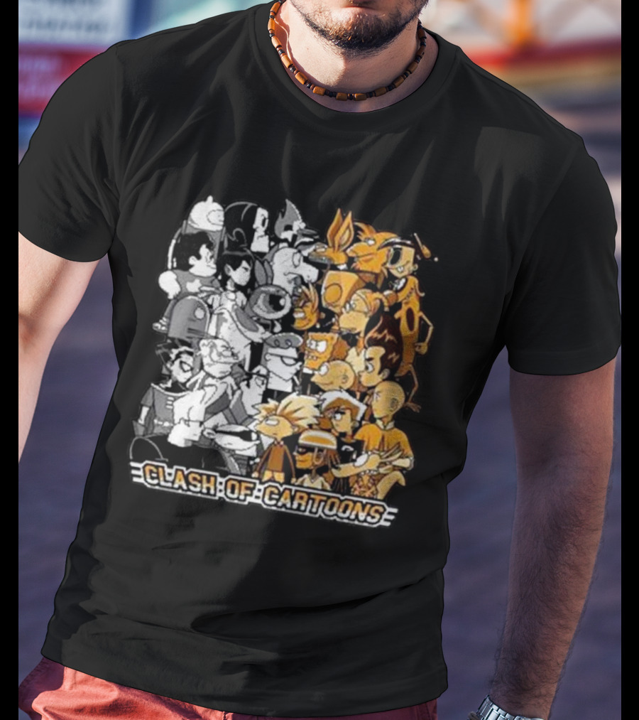 Clash Of Cartoons Battle T-Shirt