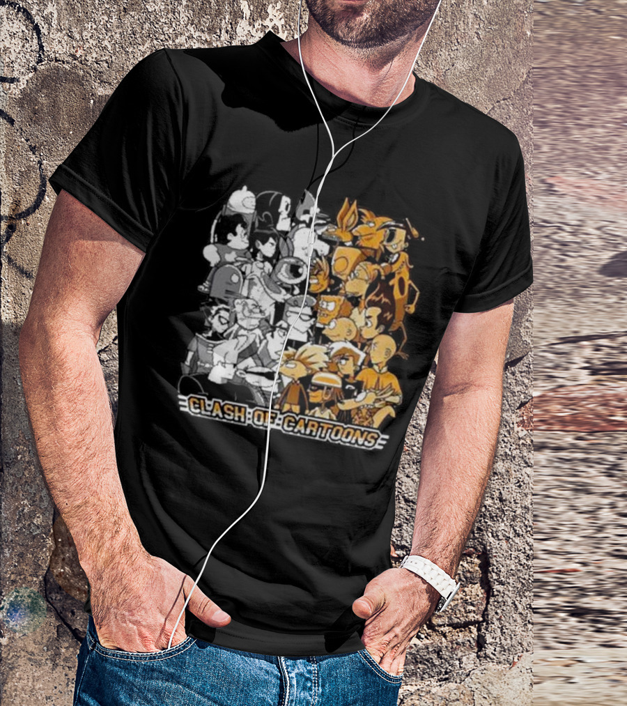 Clash Of Cartoons Battle T-Shirt